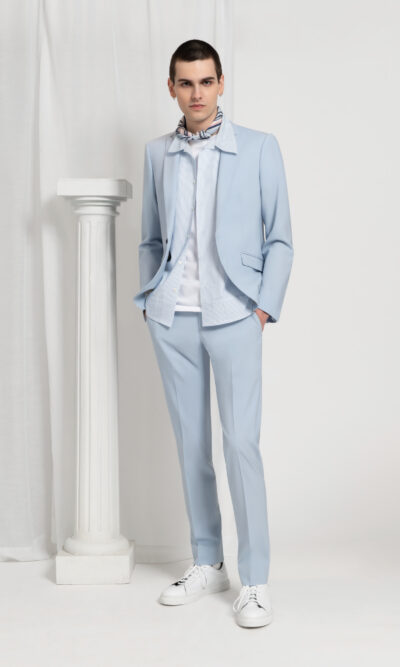 Costume homme bleu ciel