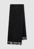 Longue Echarpe Laine Alpaga Noire