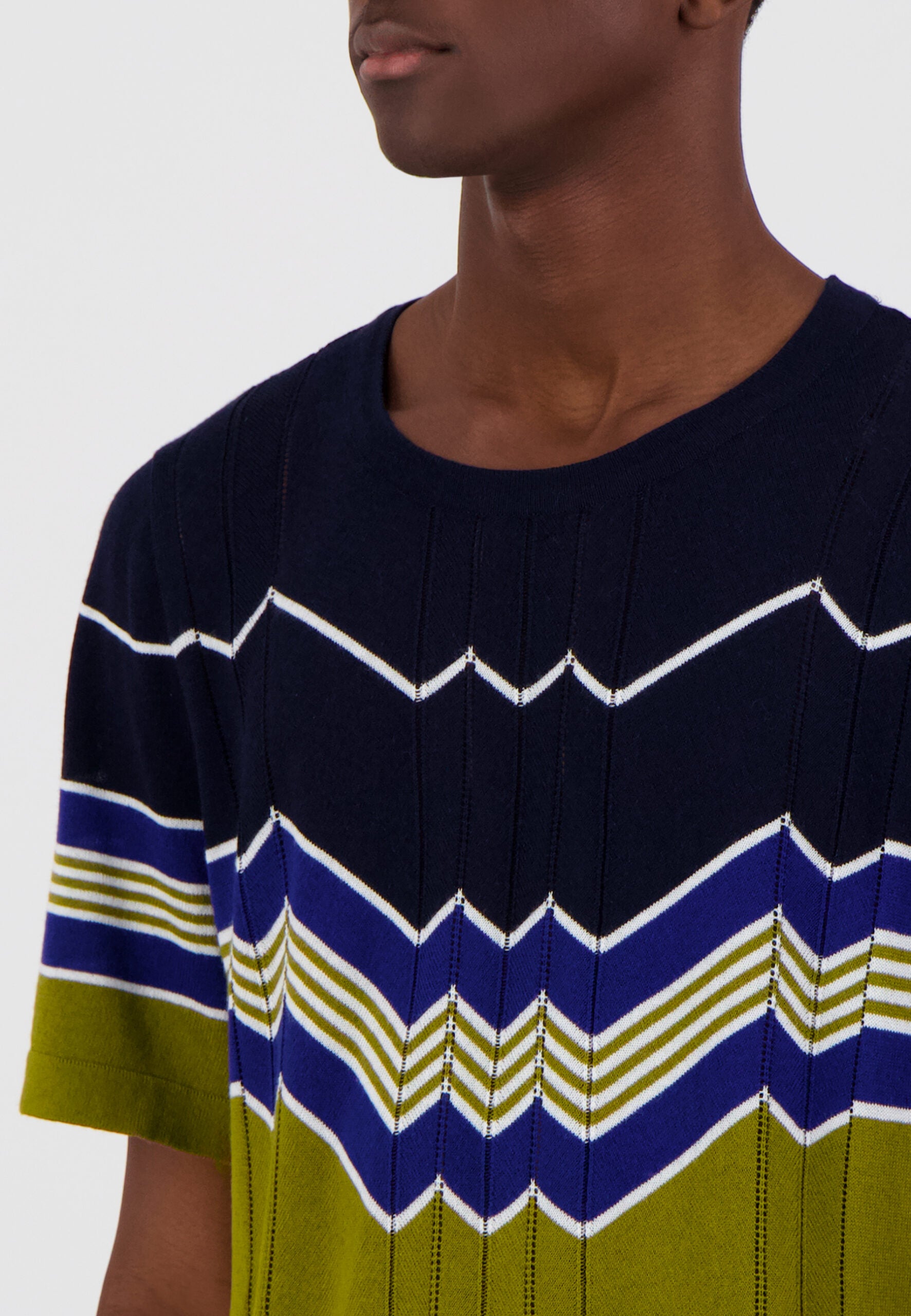 T-SHIRT JERSEY SUNRISE NAVY KAKI – Image 2