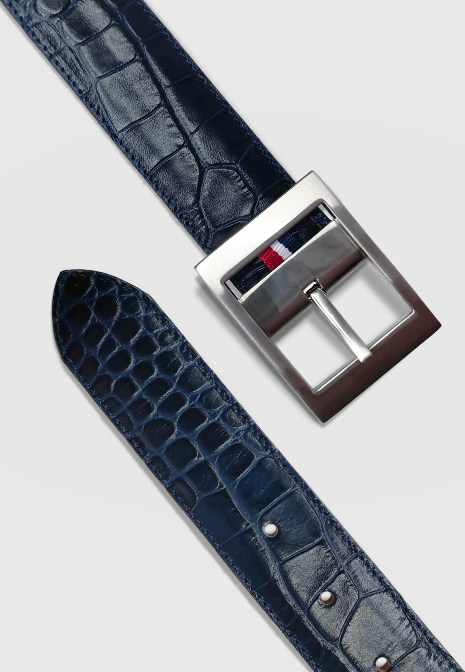 Ceinture Croco Bleu – Image 2