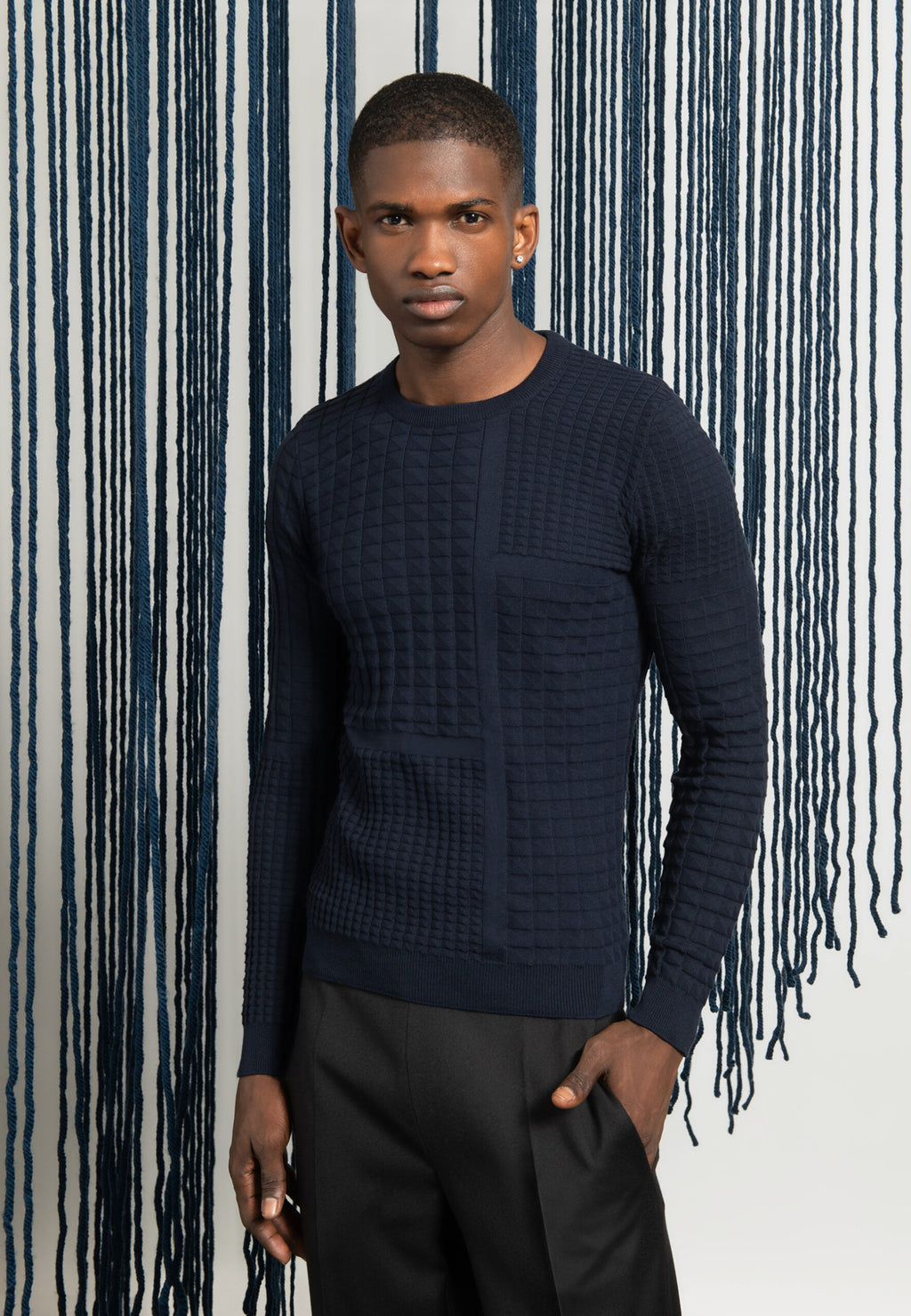 PULL FANCY MOND NAVY – Image 2