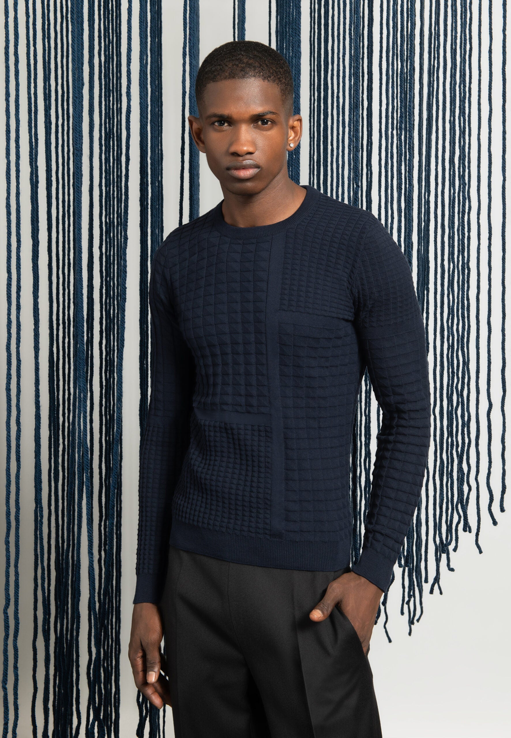 PULL FANCY MOND NAVY – Image 2