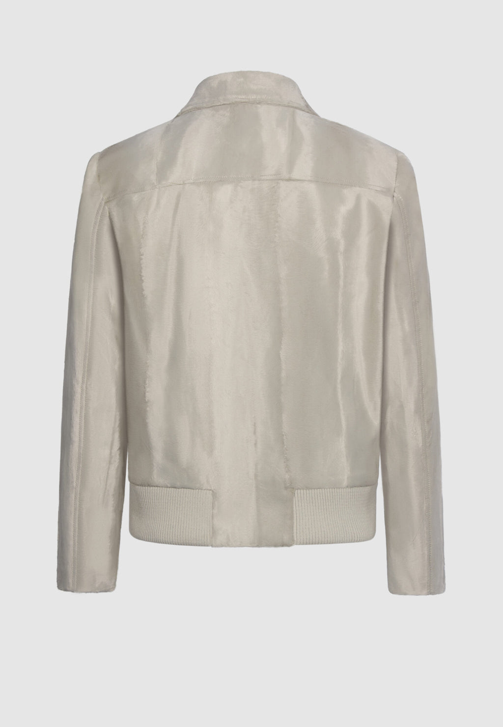 blouson homme beige effet texturé vue dos