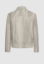 blouson homme beige effet texturé vue dos