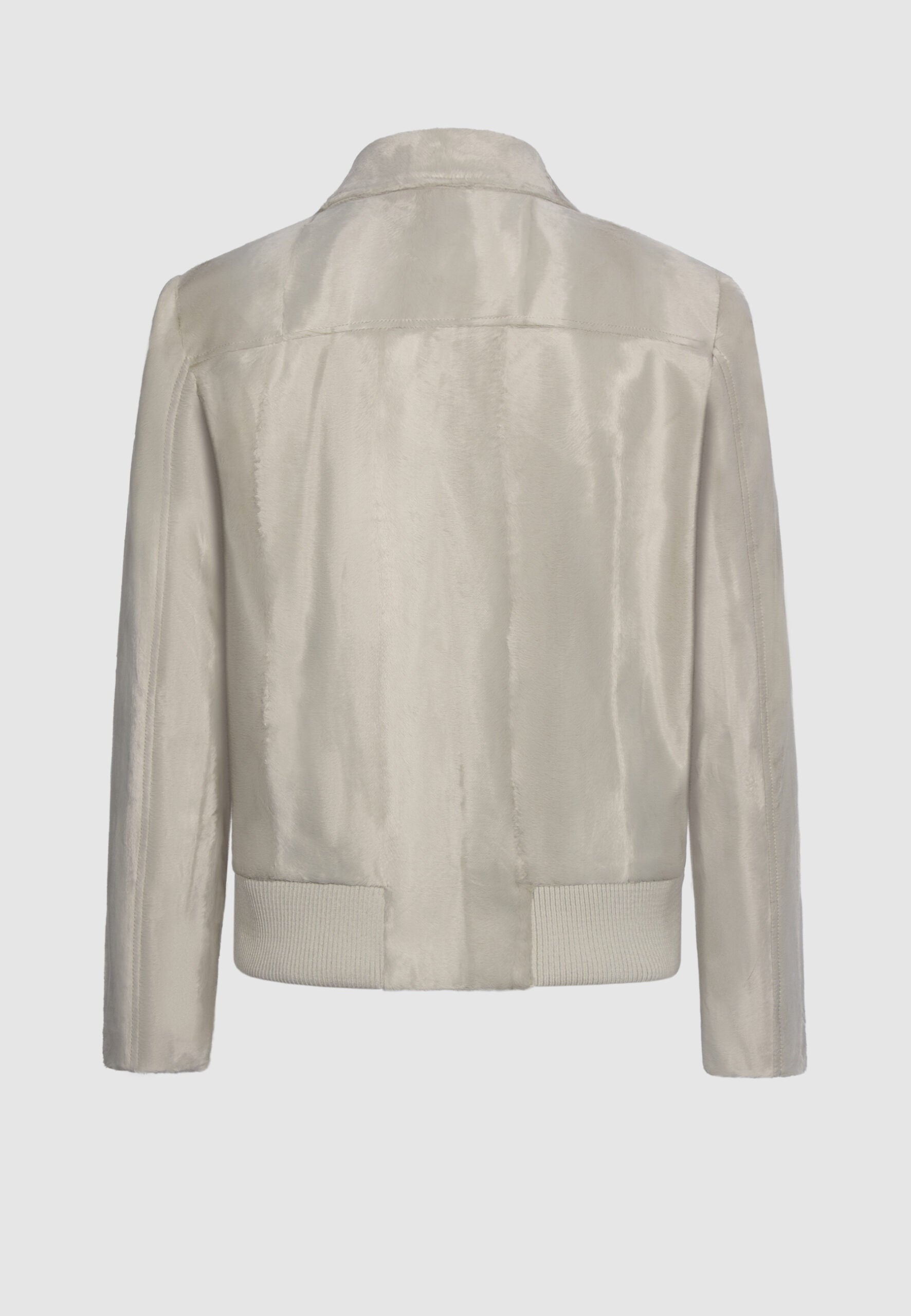 blouson homme beige effet texturé vue dos