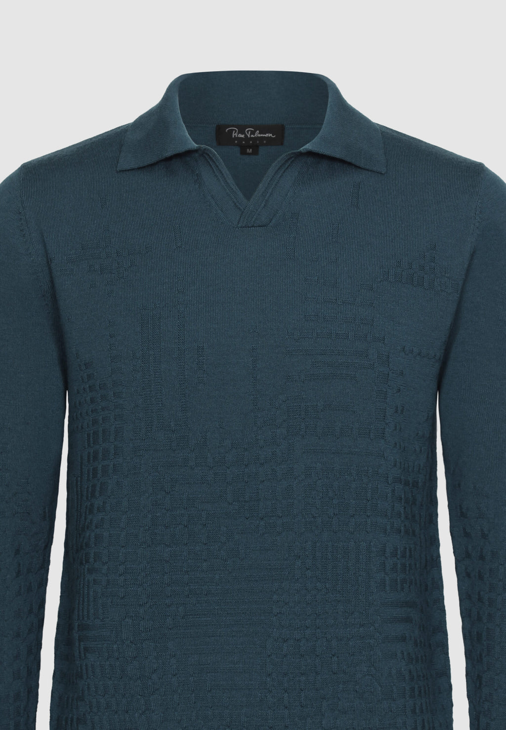 POLO STRUCTURE BLEU GRIS – Image 2