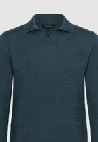 POLO STRUCTURE BLEU GRIS – Image 2