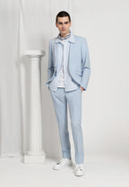 costume homme bleu ciel