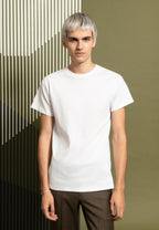 T-Shirt jersey de coton blanc