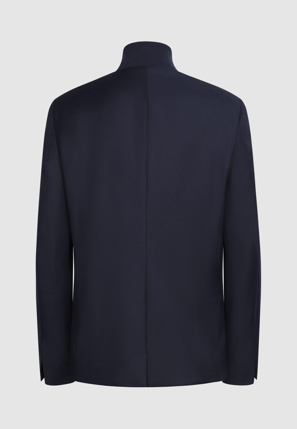 veste homme laine marine col en maille