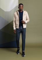 PANTALON CINQ POCHES NAVY BEIGE – Image 2