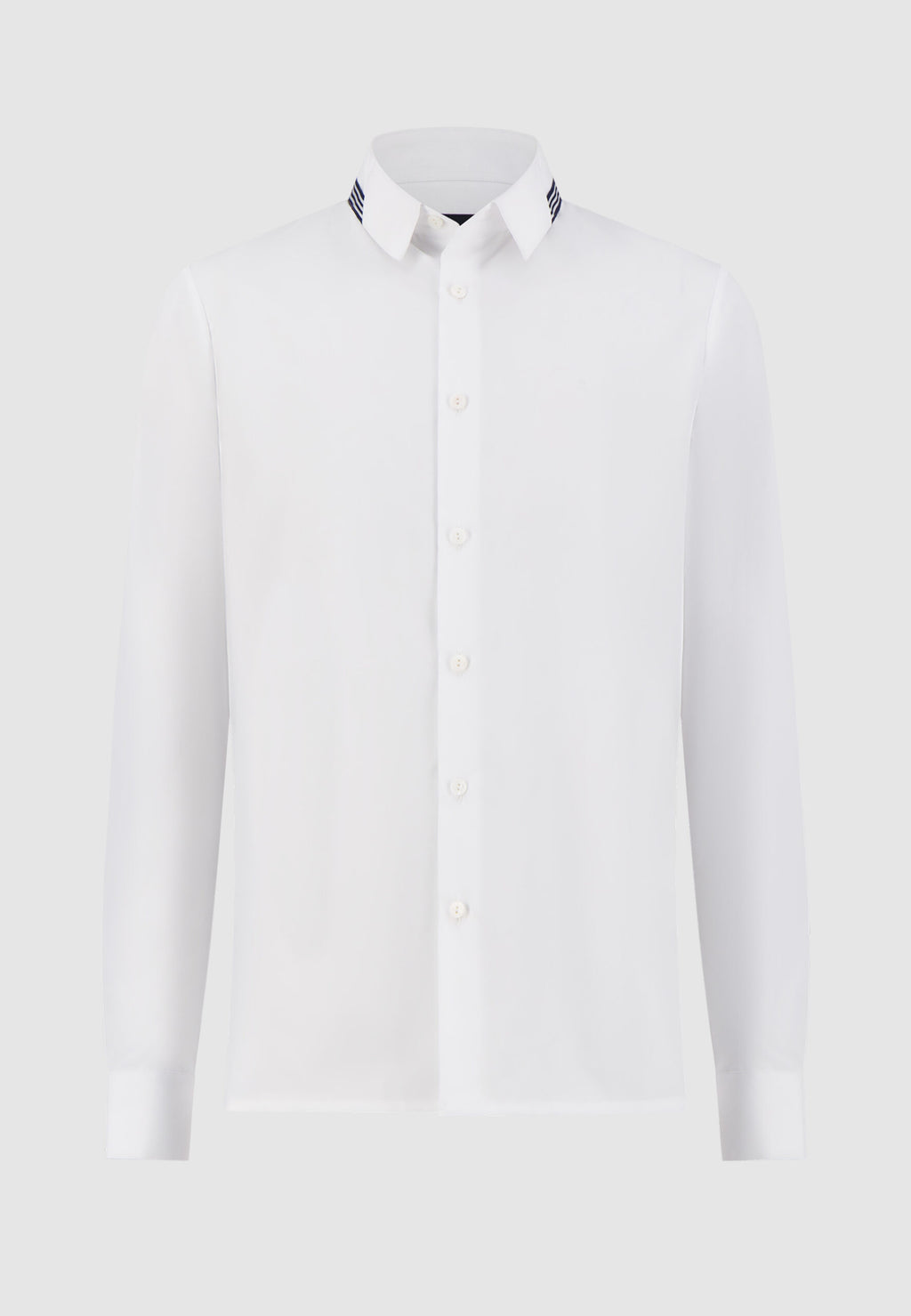 Chemise blanche col galon