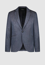 VESTE BLEU CHINÉ