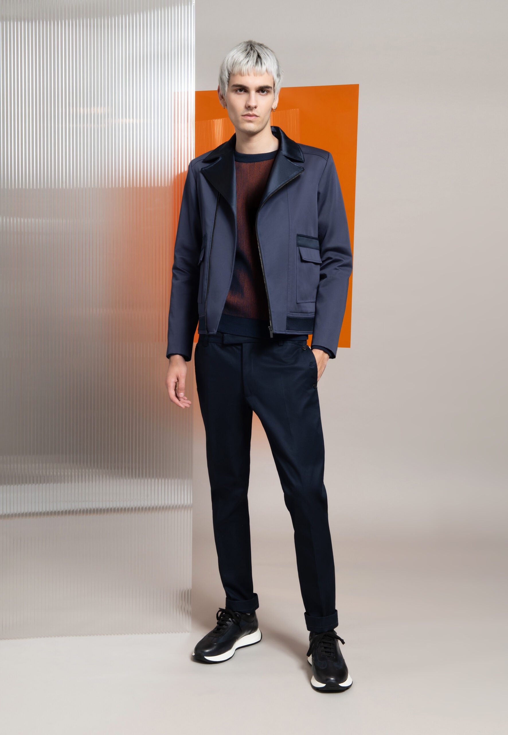 PANTALON XAVIER BLEU MARINE – Image 2