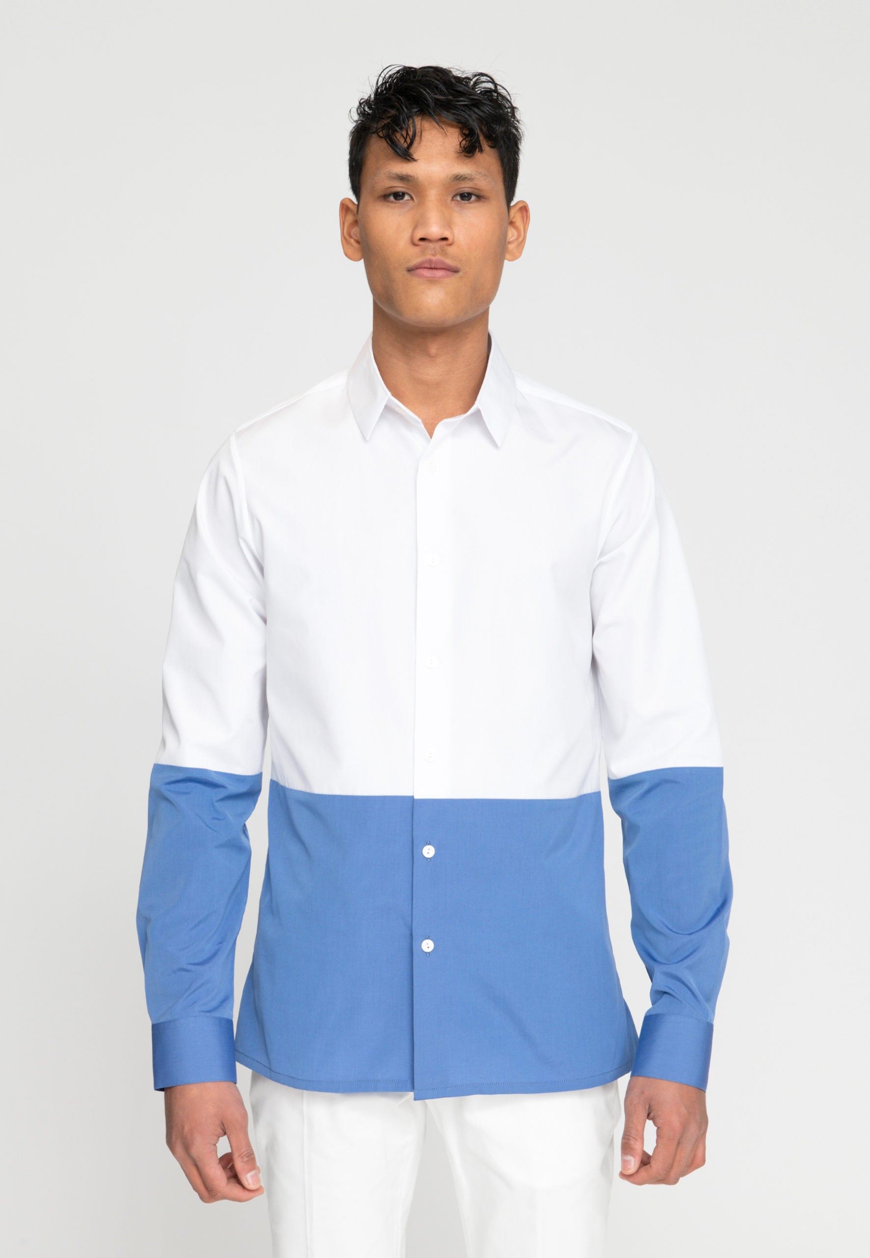 CHEMISE BICOLORE