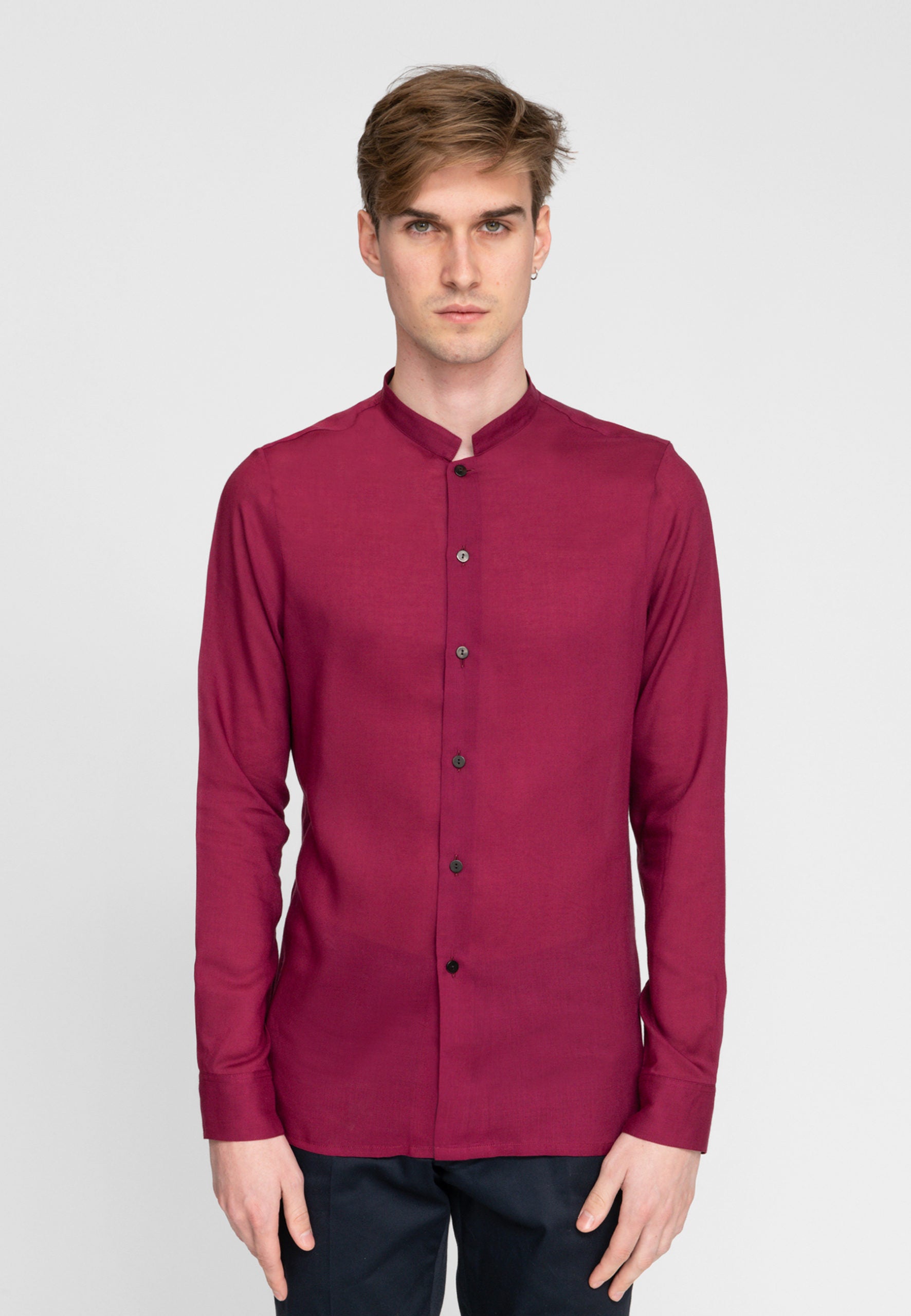 CHEMISE MAO POURPRE