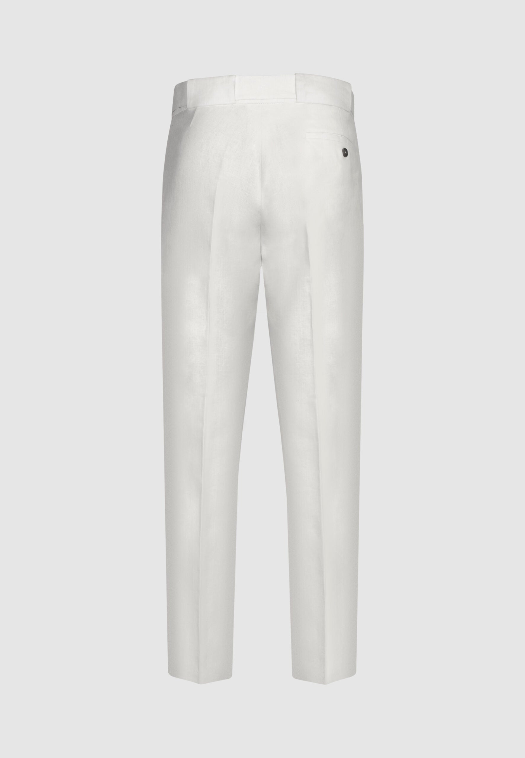 pantalon homme lin blanc ceinture