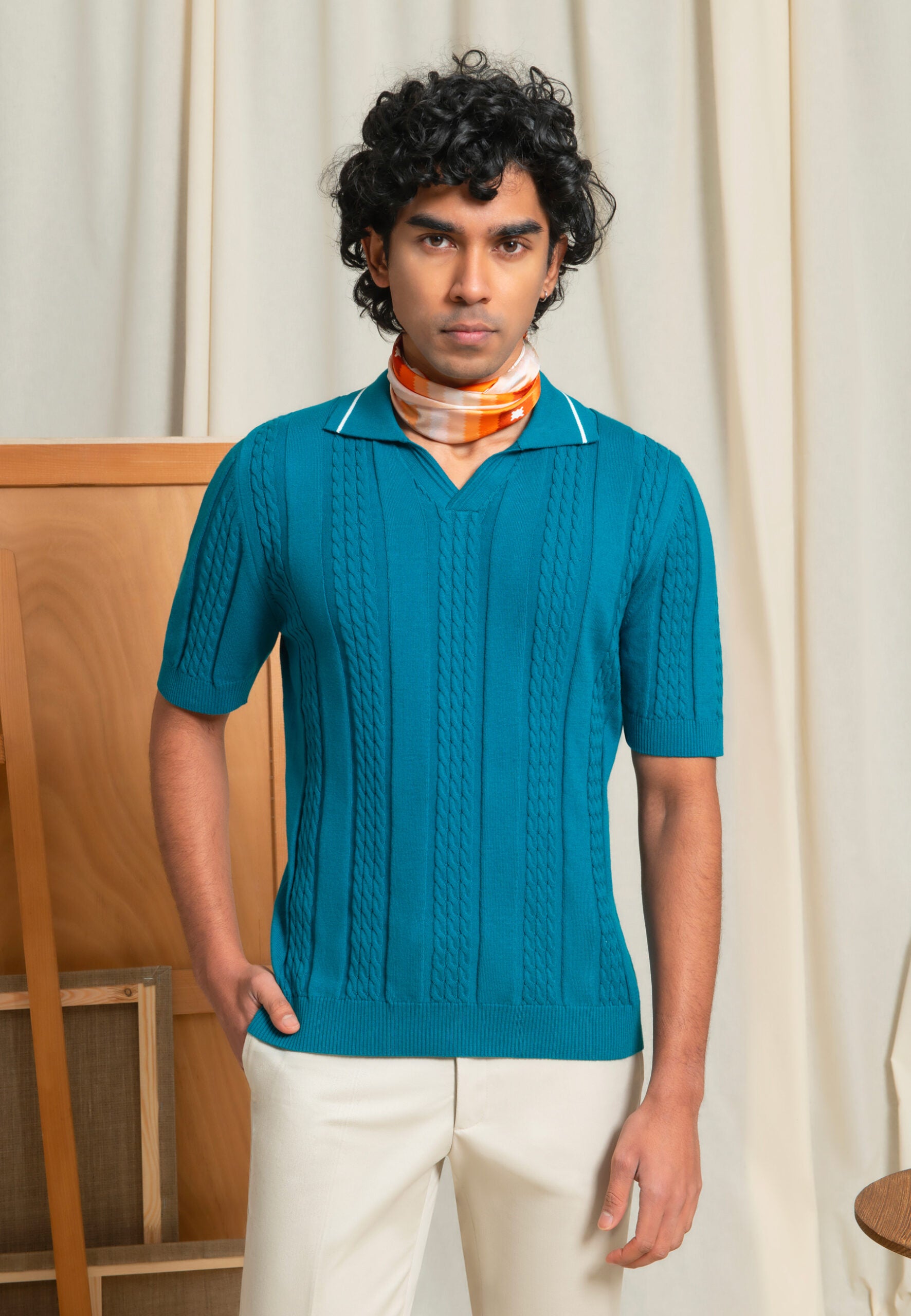 POLO TORS TURQUOISE