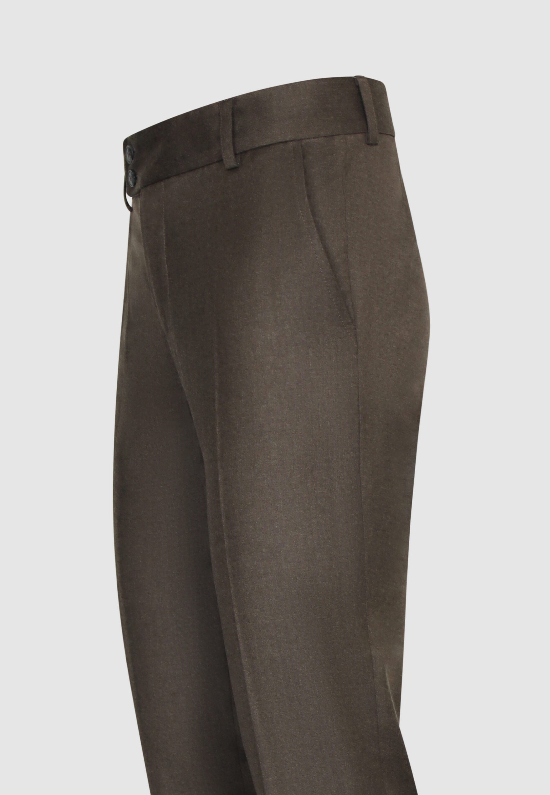 PANTALON FLANELLE BRUN – Image 4