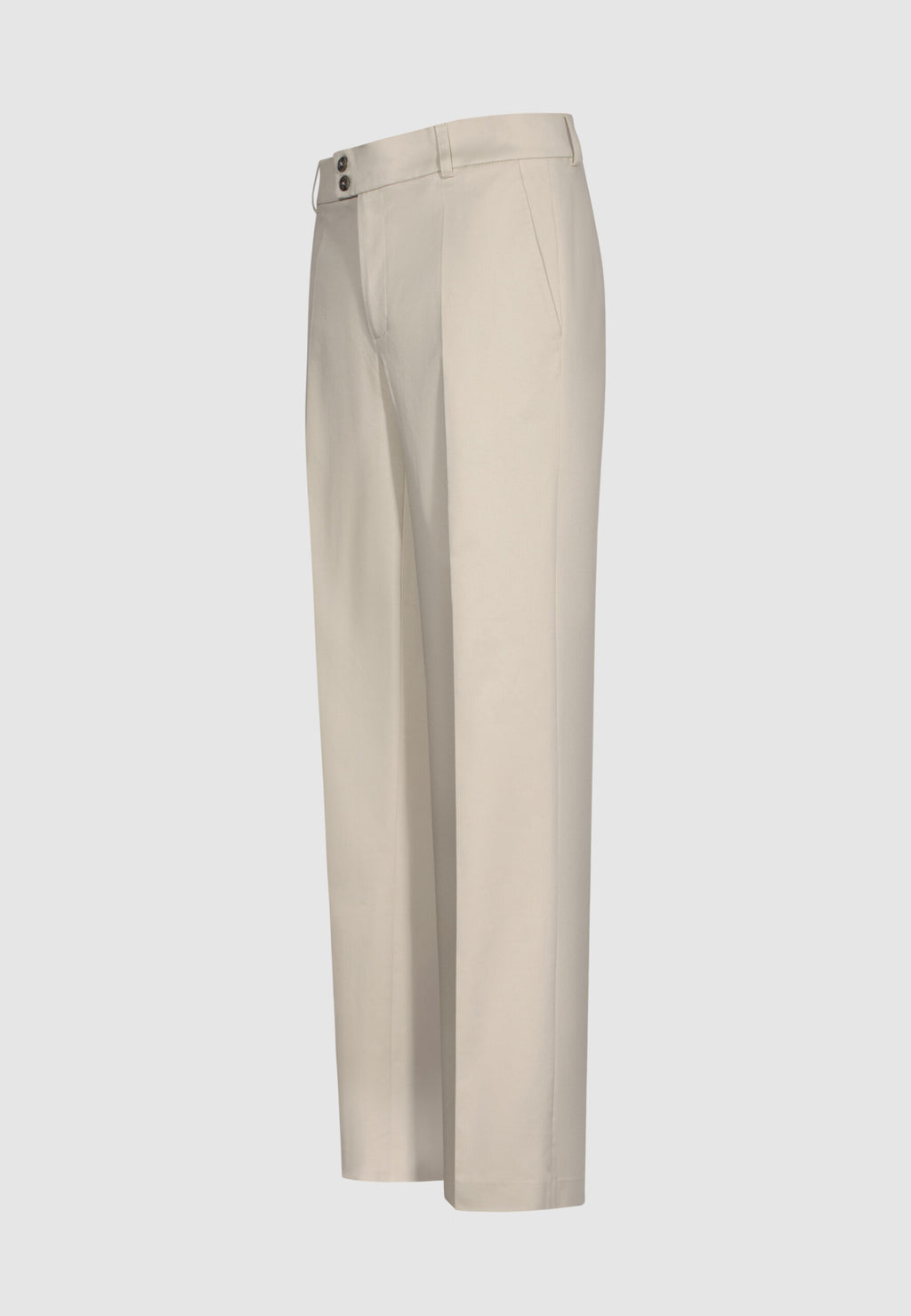 pantalon homme coton beige taille haute