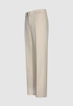 pantalon homme coton beige taille haute