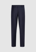 pantalon marine taille haute poches italienne