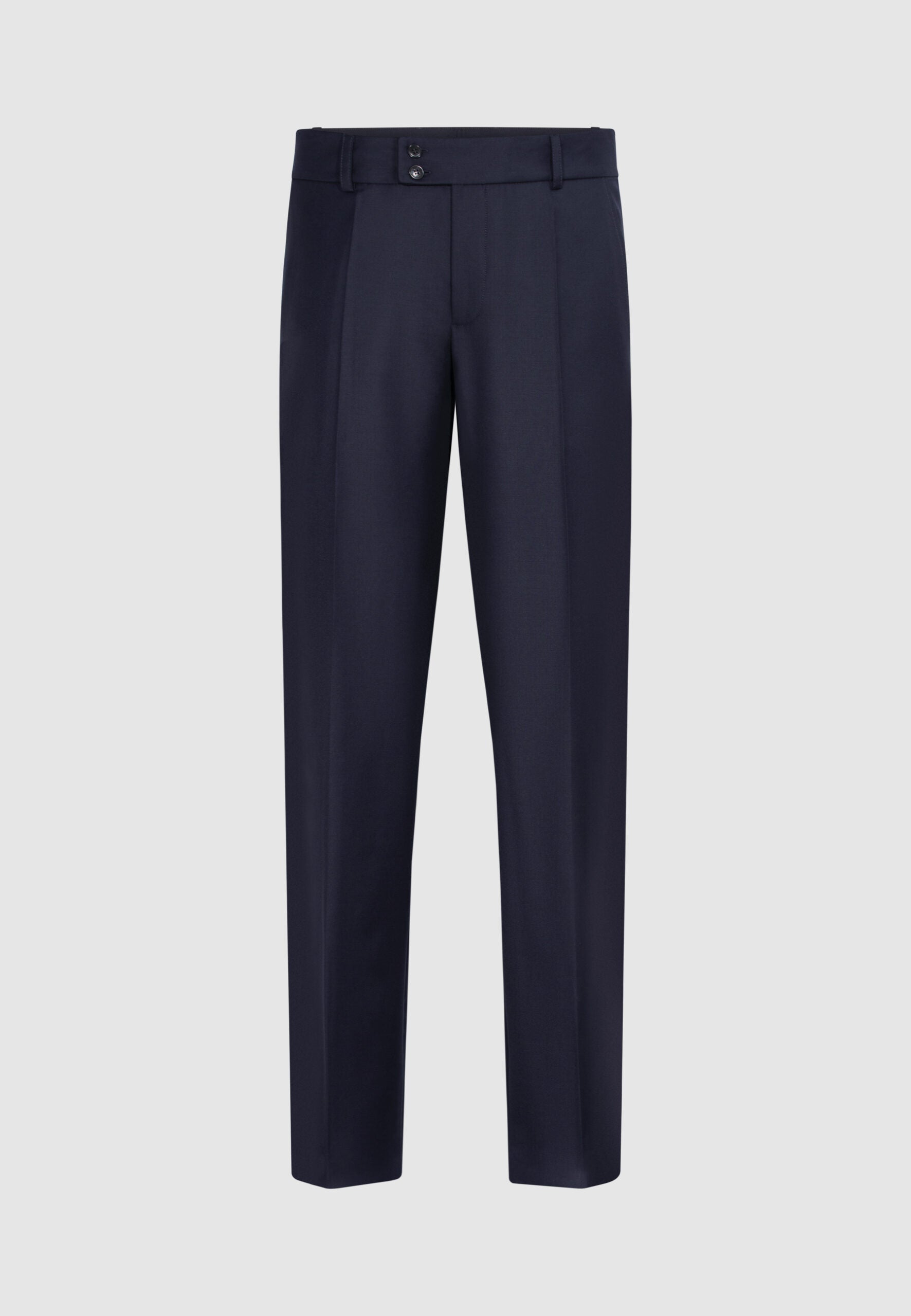 pantalon marine taille haute poches italienne