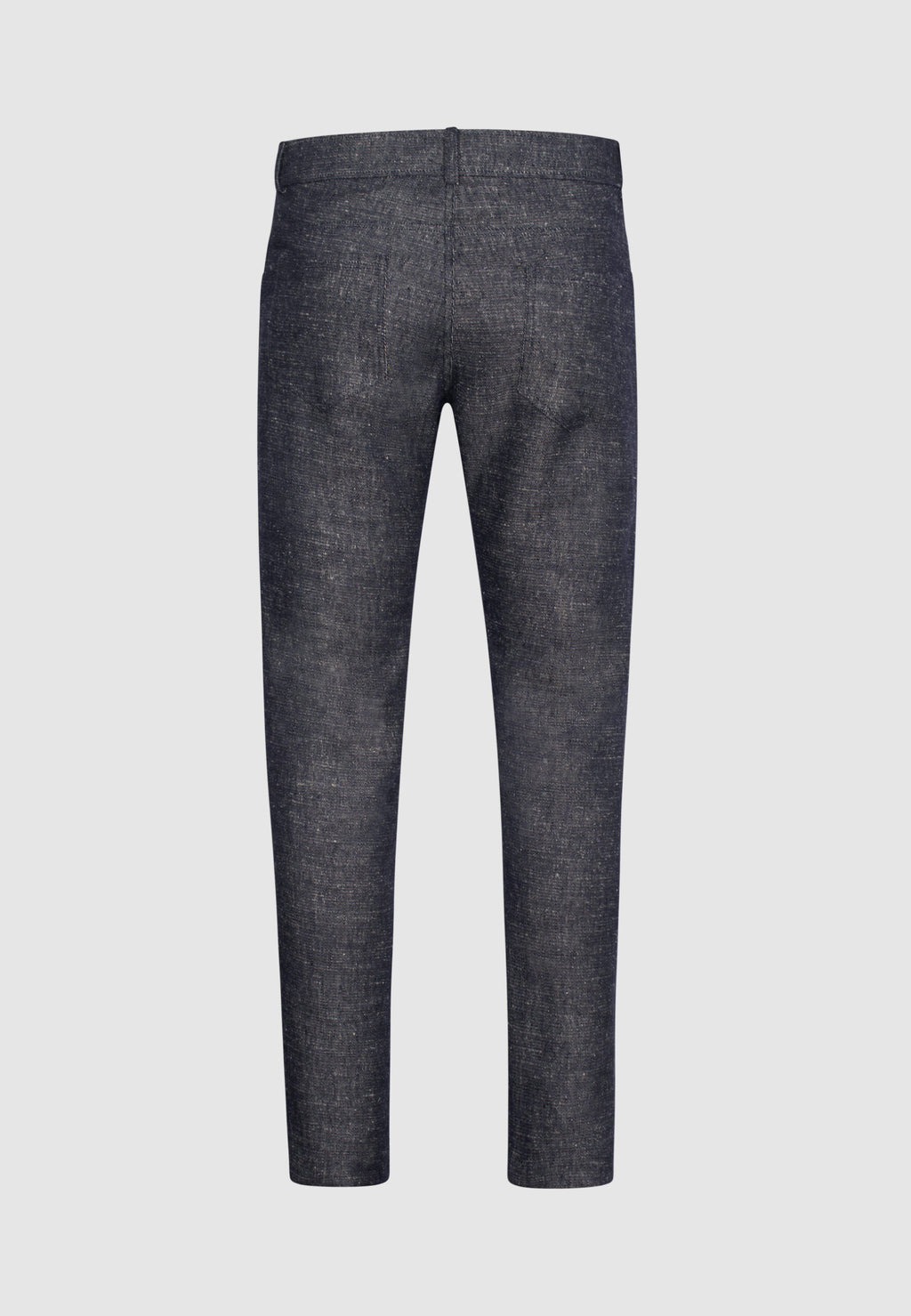pantalon lin gris poches fantaisies