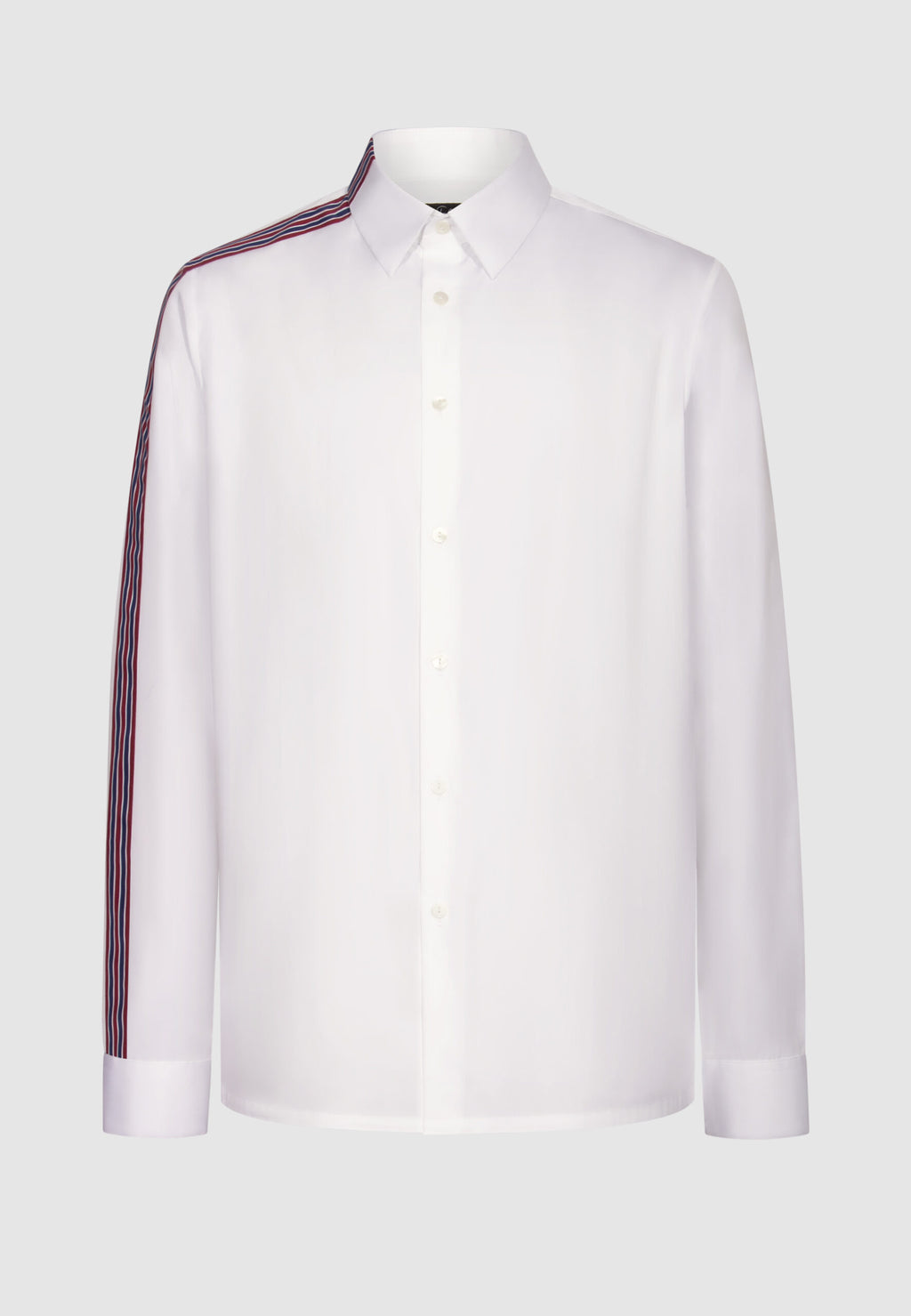 chemise homme blanche rayure coté
