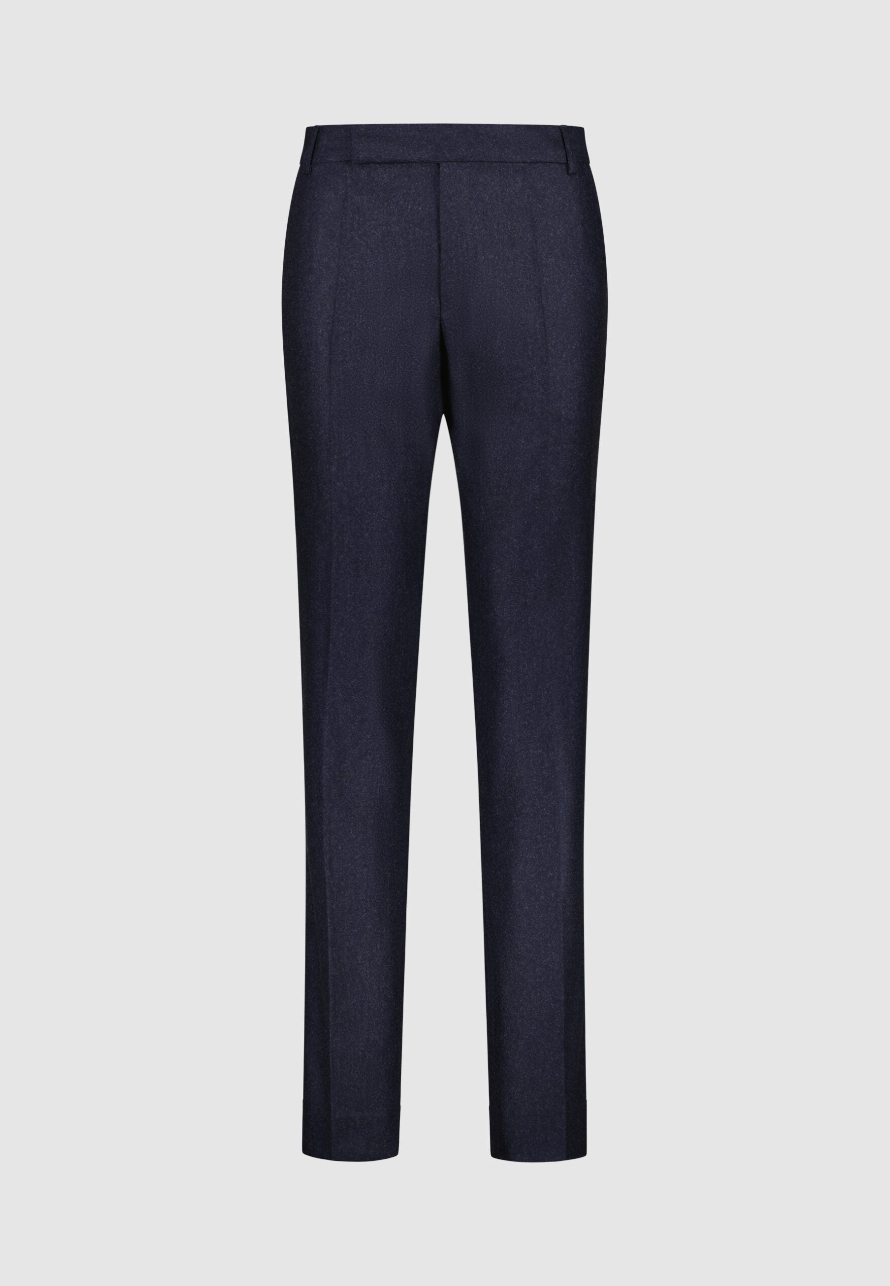 Pantalon incrustation flanelle bleue