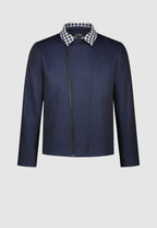BLOUSON PERFECTO MARINE – Image 4