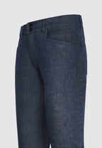 PANTALON CINQ POCHES NAVY BEIGE – Image 4