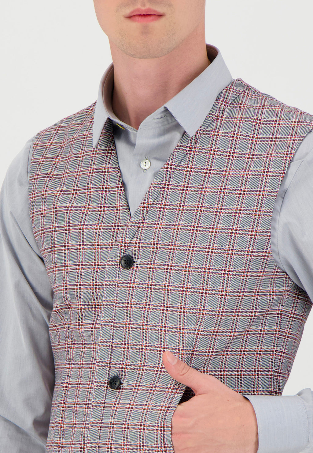 Gilet à carreaux – Image 2