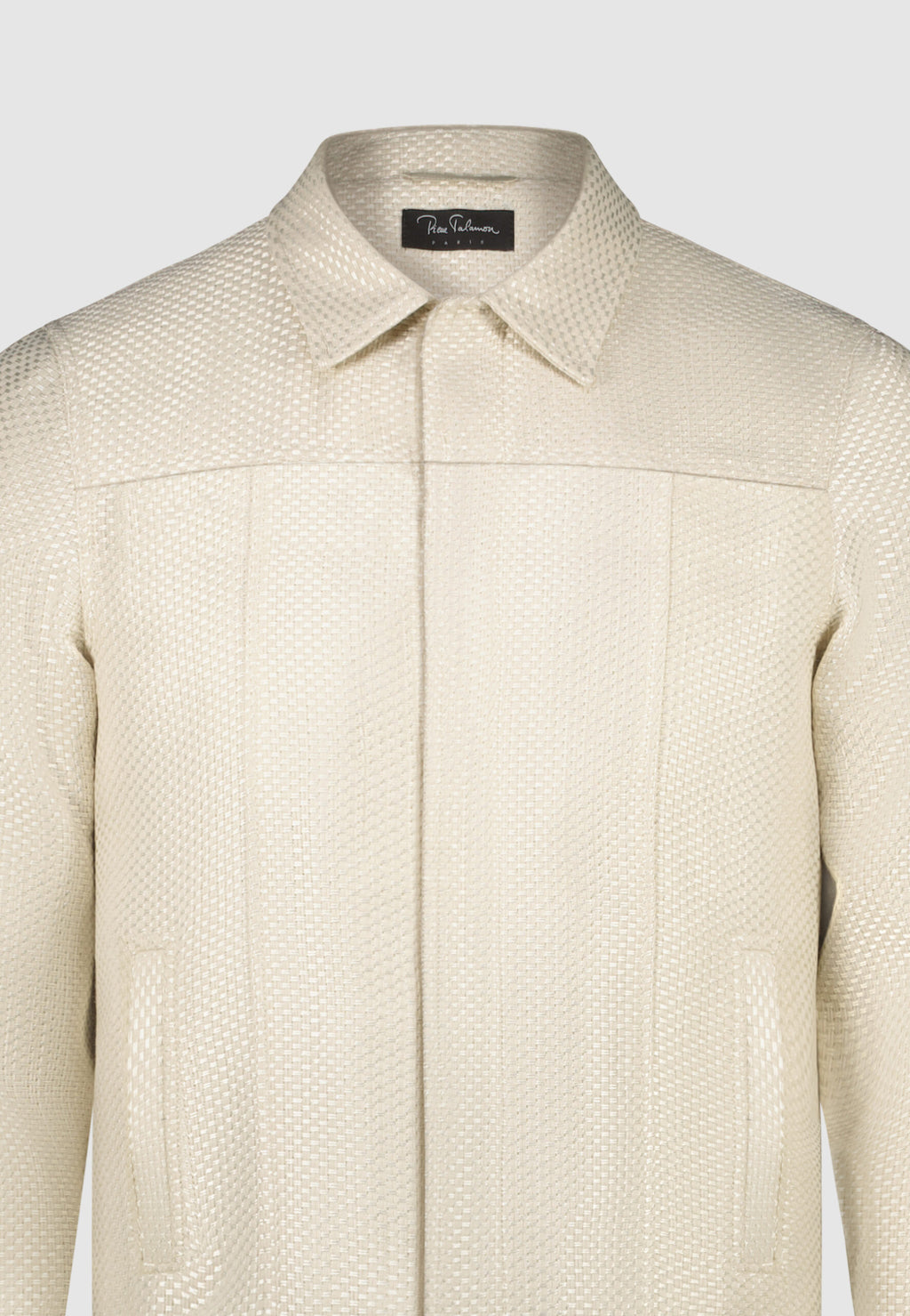 BLOUSON TRUCKER BEIGE – Image 3