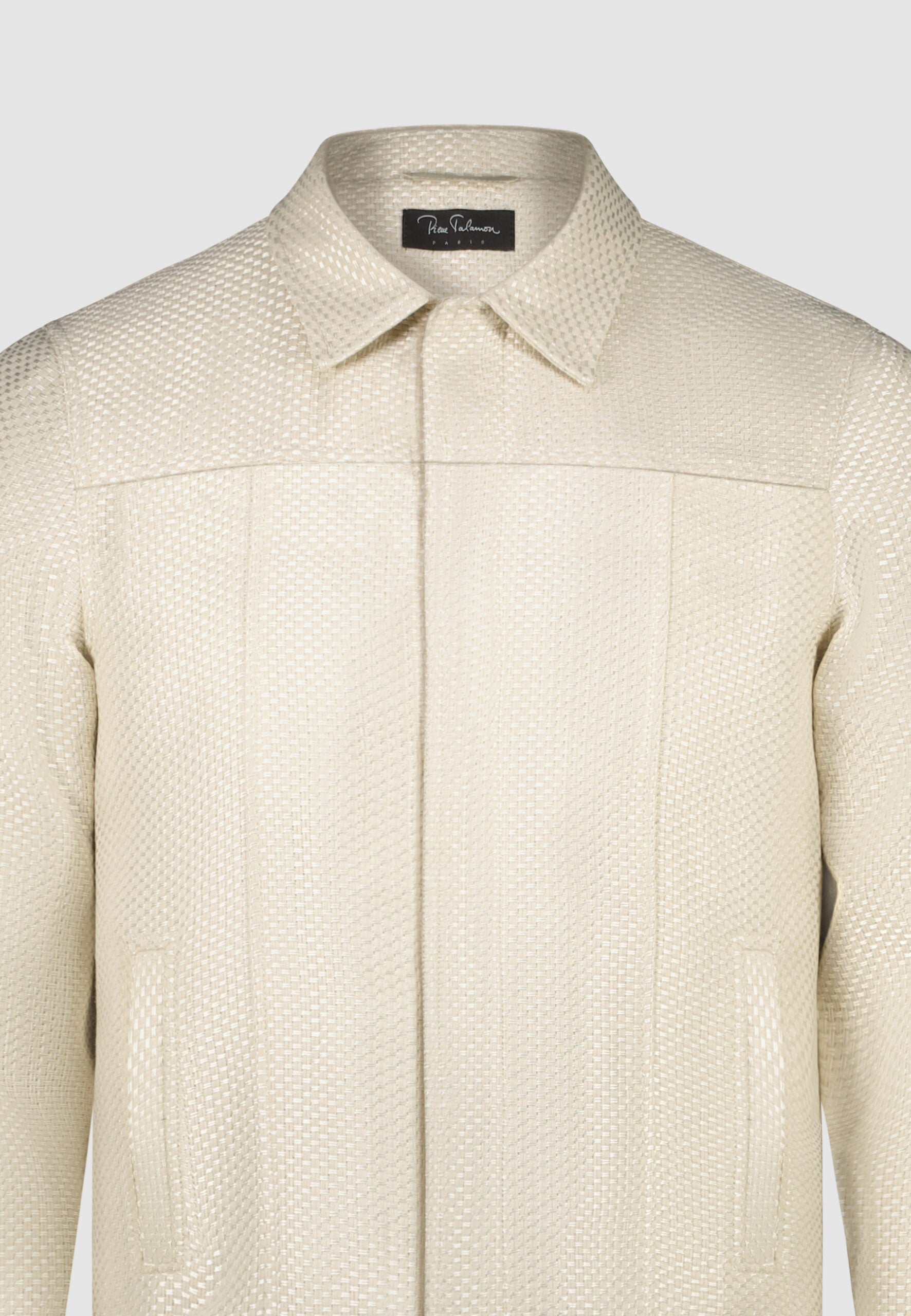 BLOUSON TRUCKER BEIGE – Image 3
