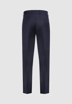 pantalon marine taille haute poches italienne