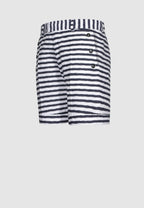 short a rayures avec poches boutons