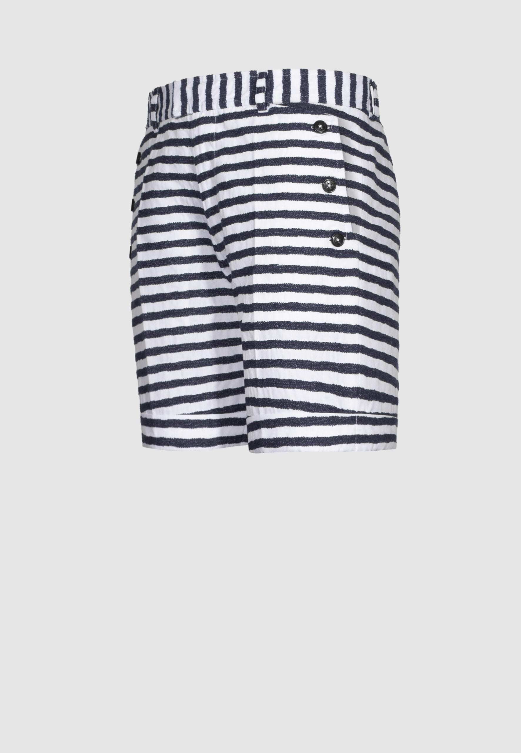 short a rayures avec poches boutons