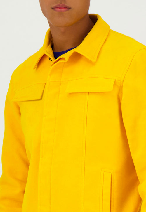 Blouson trucker jaune – Image 2