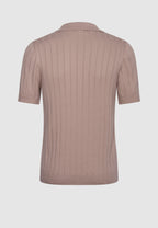 polo homme jersey de coton vieux rose