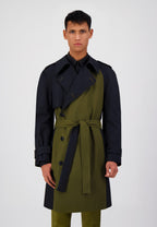 TRENCH KAKI NOIR