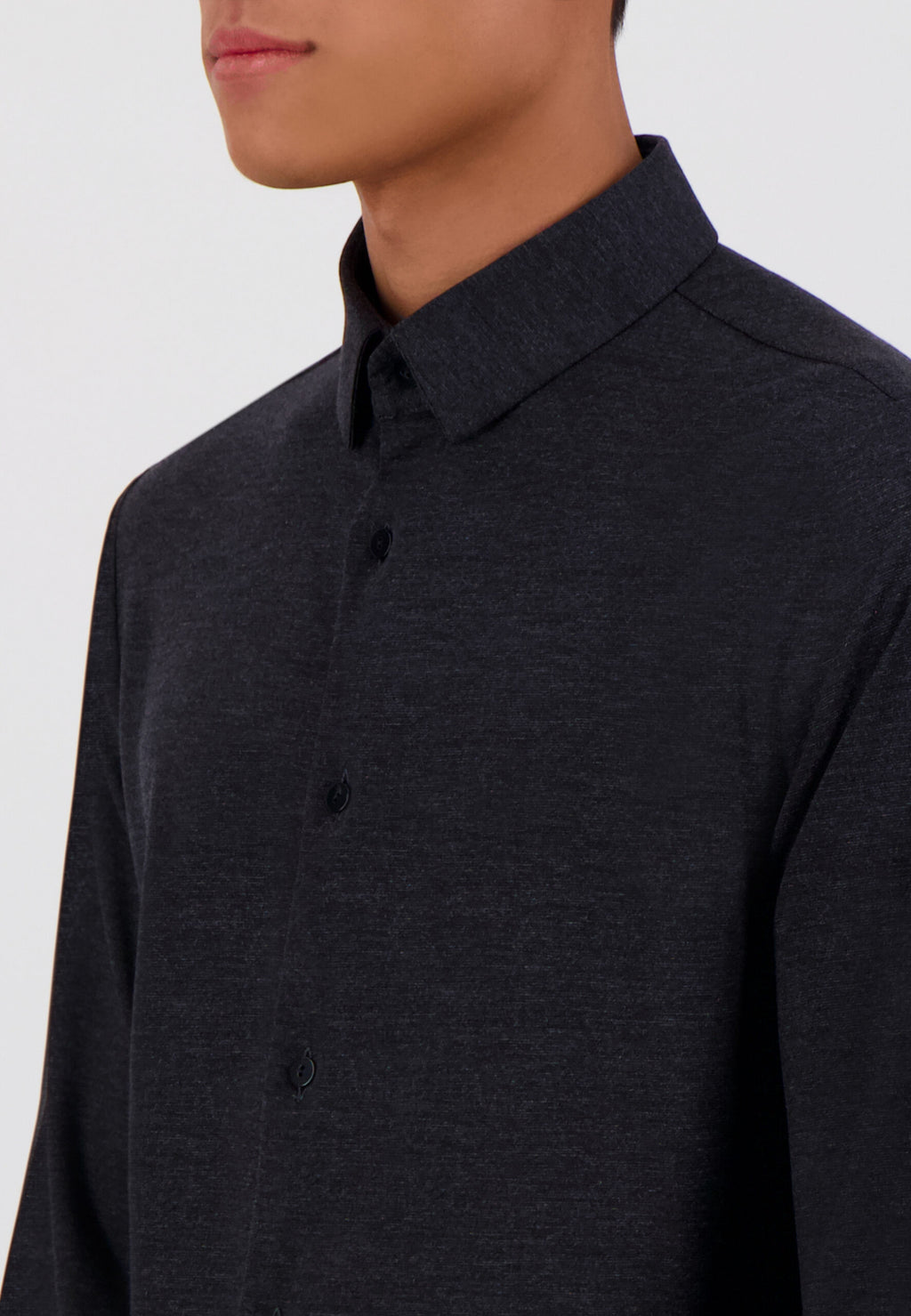 CHEMISE JERSEY ANTHRACITE – Image 2