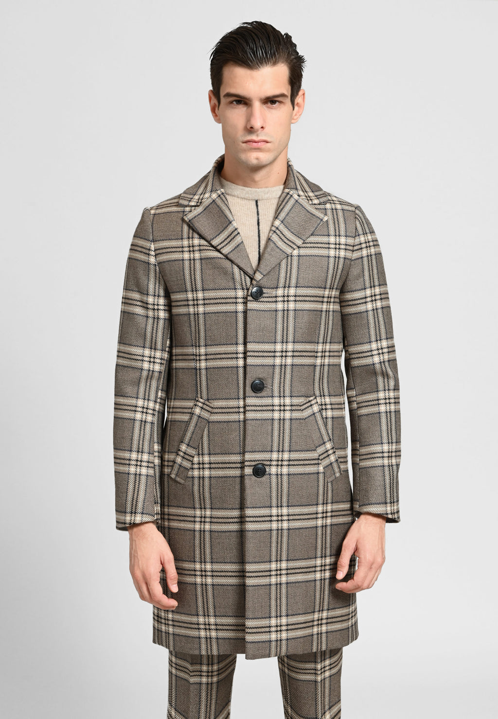MANTEAU A CARREAUX