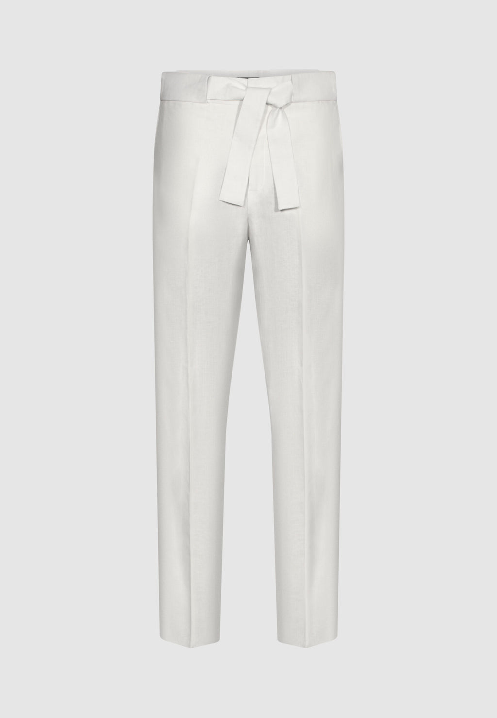pantalon homme lin blanc ceinture