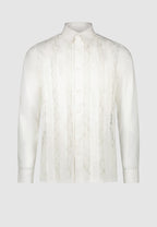 Chemise camargue à dentelles