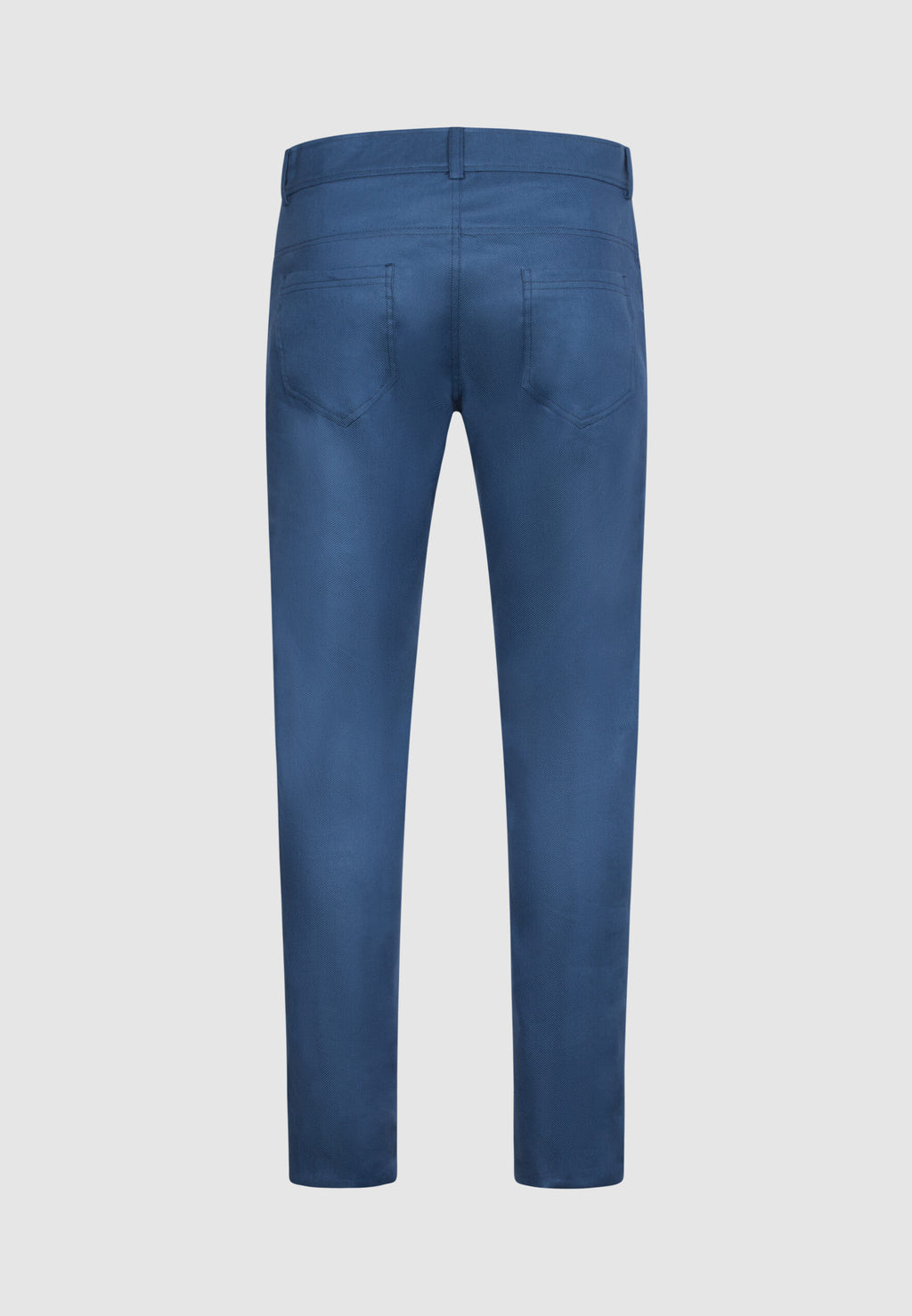 pantalon homme coton/lin bleu poches fantaisies