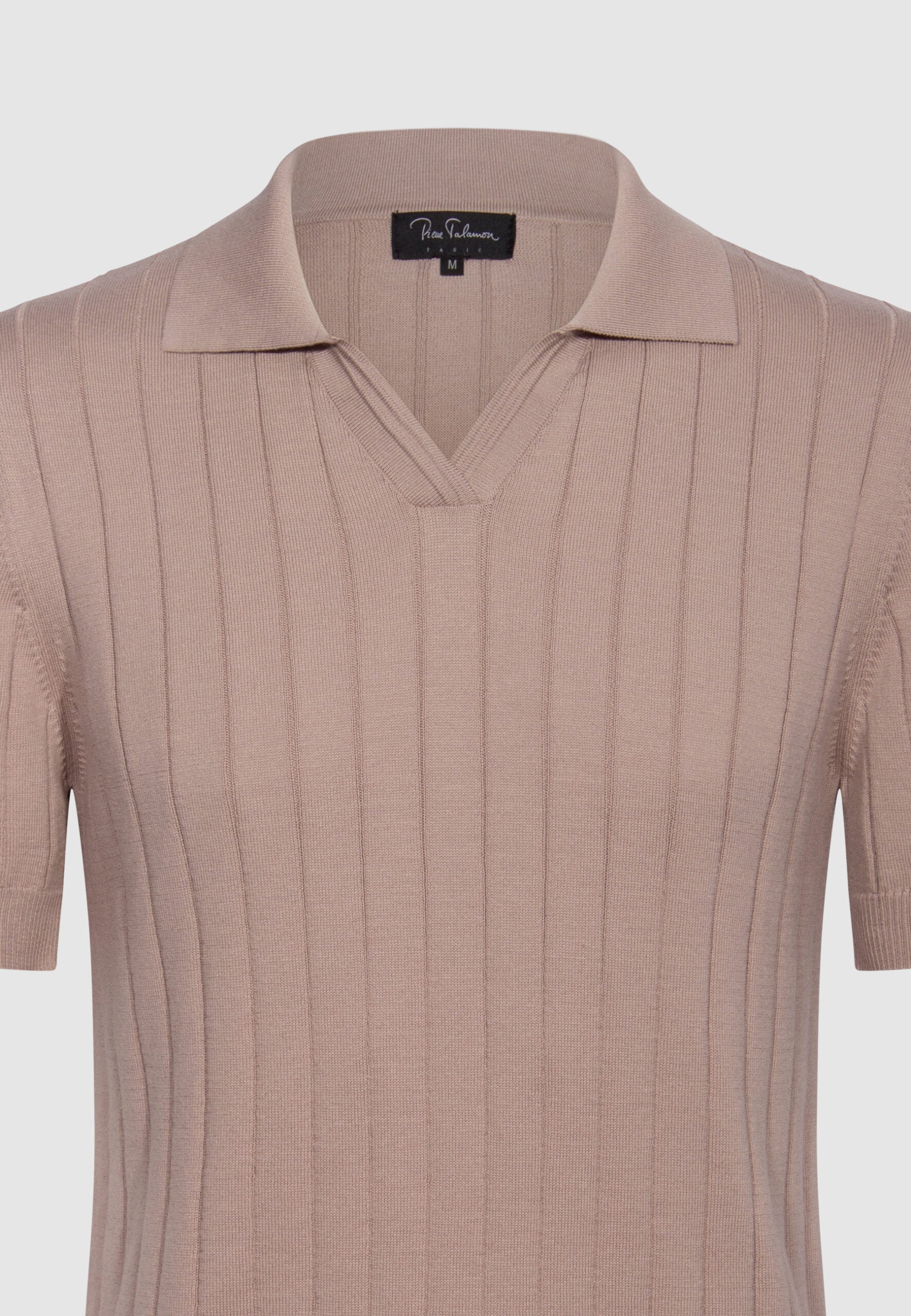 polo homme jersey de coton vieux rose