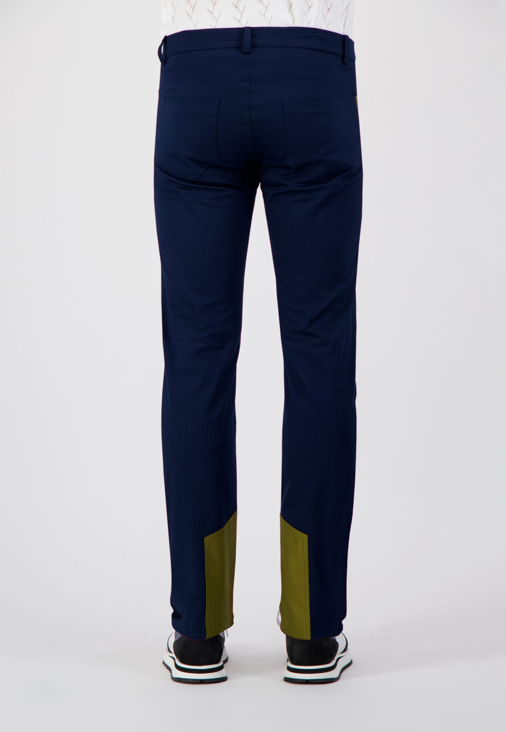 PANTALON YOKE BLEU VERT – Image 3