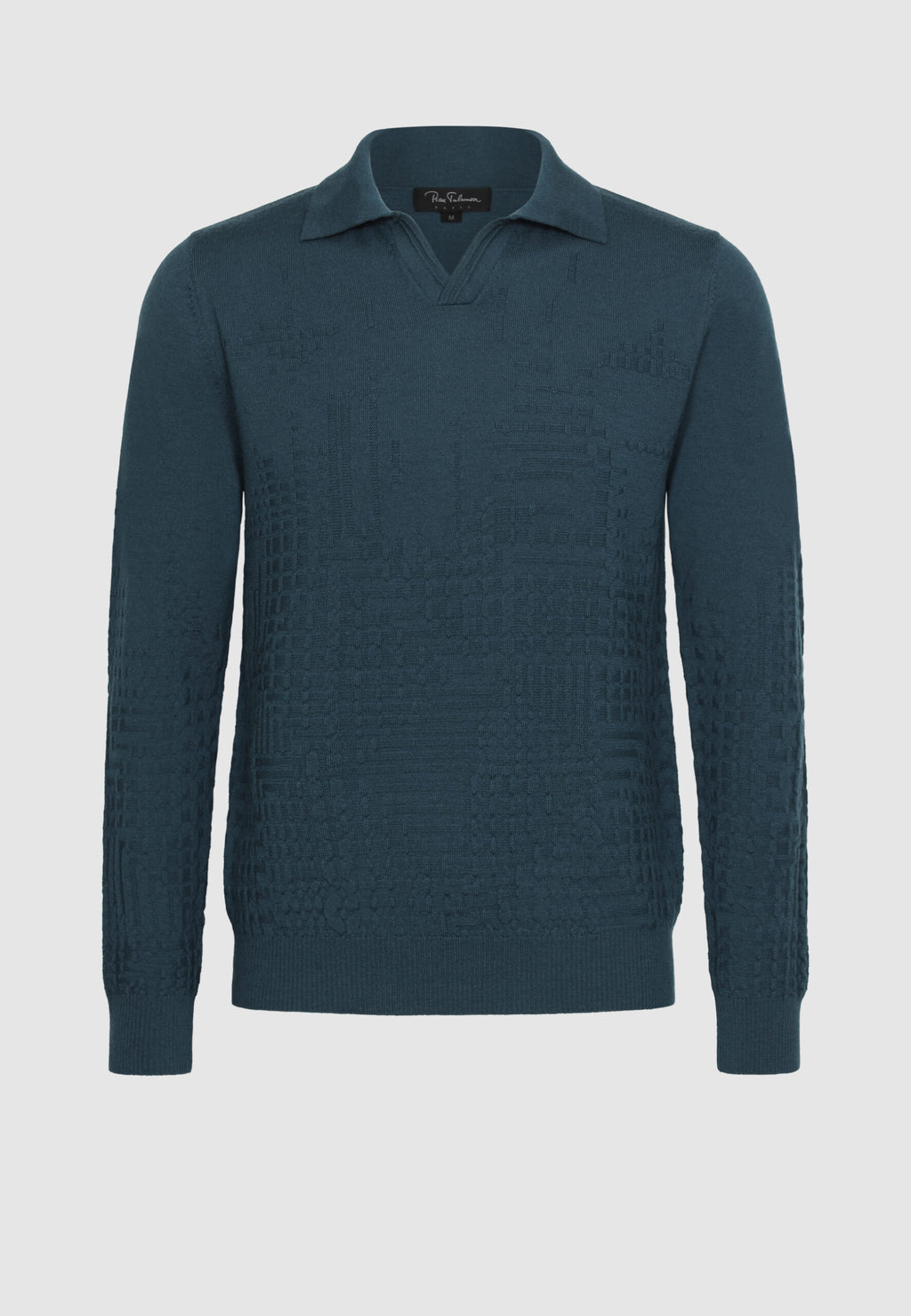POLO STRUCTURE BLEU GRIS – Image 4