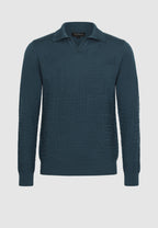 POLO STRUCTURE BLEU GRIS – Image 4